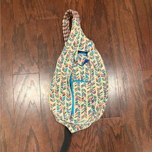 Kavu Sling Rope Bag Limited Edition Geometric Multicolor Pattern